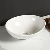 Ceramic Basin Bathroom Wash Counter - Close-Up Angle