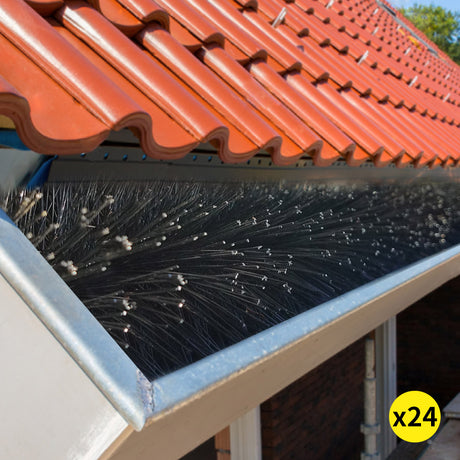 Lambu 24Pcs Gutter Brush Guard 92x10cm-2018816870081236999