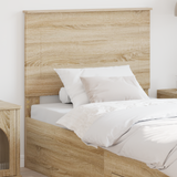 Headboard Sonoma Oak 100 cm Engineered Wood - Front View