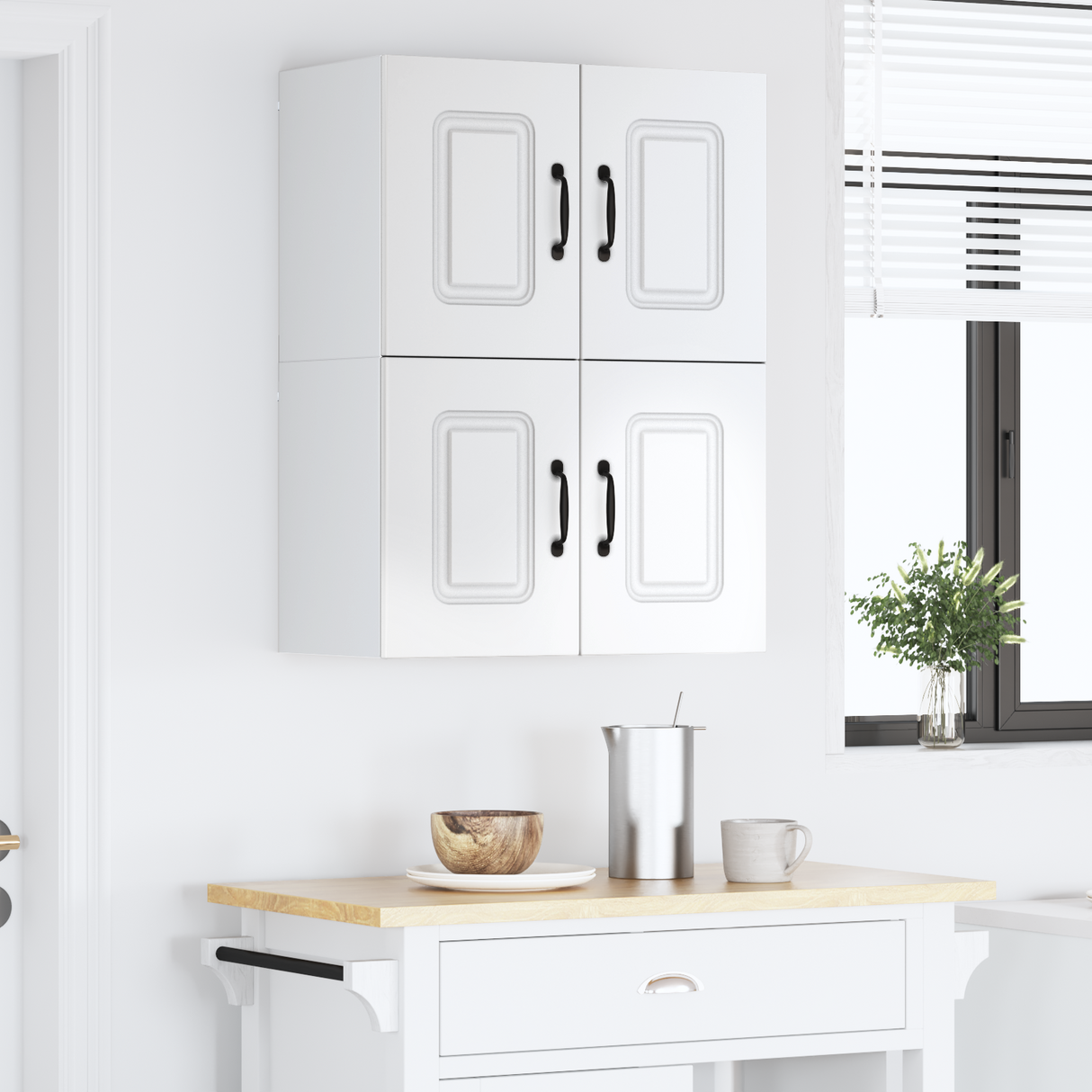 Dishwasher Panel Kalmar 2 pcs High Gloss White 60 x 31 x 40 cm