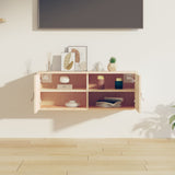 Wall Cabinet 80x30x30 cm Solid Wood Pine - Side View