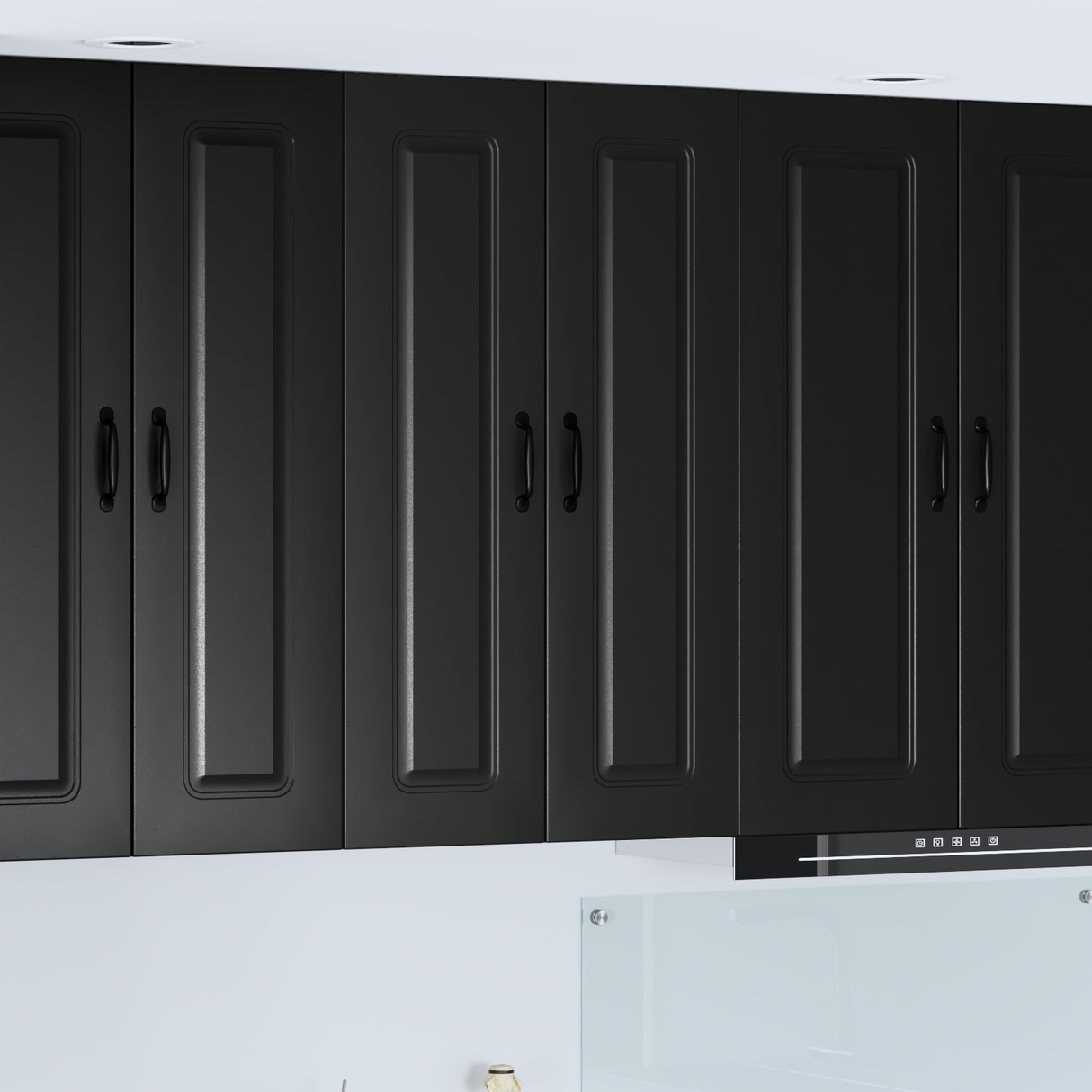 Dishwasher Panel Kalmar Black 60 x 31 x 100 cm Engineered Wood