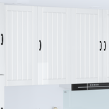 Wall Cabinet LUCCA High Gloss White 50 x 31 x 100 cm - Side View