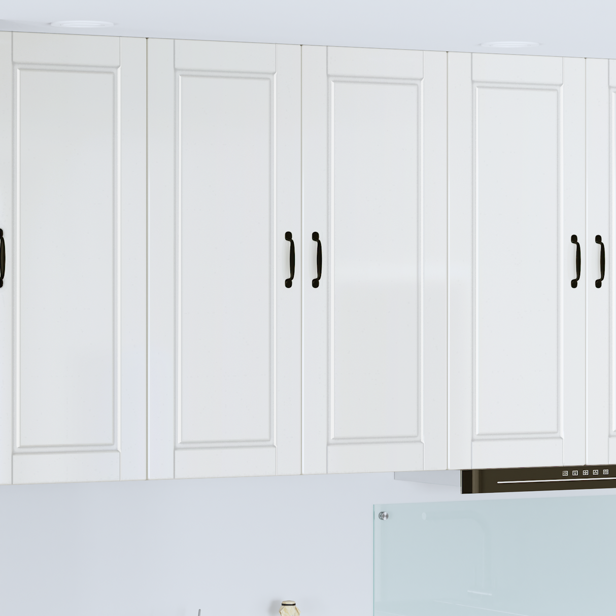 Wall Cabinet PORTO High Gloss White 80 x 31 x 100 cm