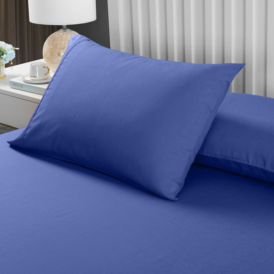 Royal Comfort Bamboo Cooling 2000TC 3-Piece Combo Set - King-Royal Blue-1951134876883357699