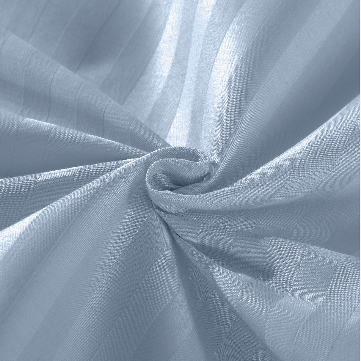 Royal Comfort 1200TC COTTON STRIPE -3PC FITTED COMBO SETS QUEEN CHAMBRAY-1951134877302788103