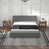 Milano Sienna Luxury Bed with Headboard (Model 2) - Grey No.28 - Double-1951134894147112963