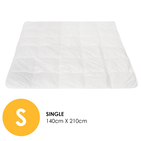 Deluxe 260GSM Eco-Silk Touch Quilt - Single-1951134840170614785