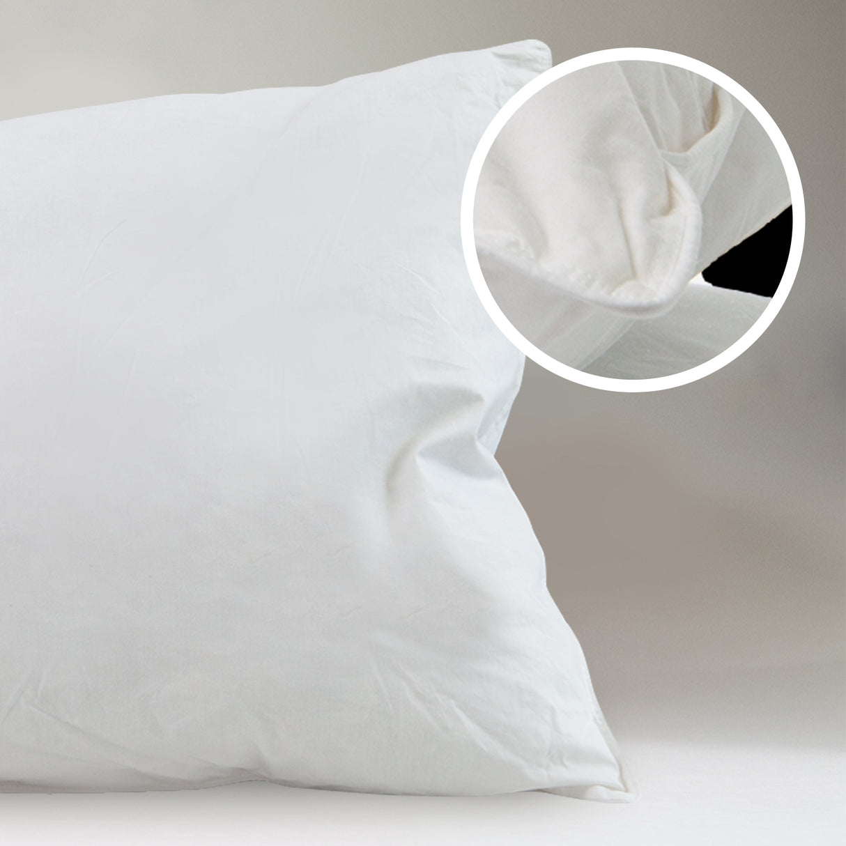 Casa Decor 50% Duck Feather 50% Duck Down Pillow - Single Pack-1951134818351845378