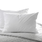 Casa Decor 50% Duck Feather 50% Duck Down Pillow - Twin Pack - Low Angle