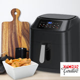 Kitchen Couture Digital 11.5L Air Fryer - Black - 45-Degree Angle