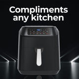 Kitchen Couture Digital 11.5L Air Fryer - Black - Close-Up Angle