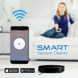MyGenie Smart Robotic Vacuum Cleaner - Black-1951134808654614530