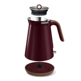 Morphy Richards 1.5L Aspect Kettle - Maroon & Cork - Top-Down View