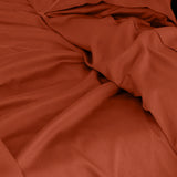 Royal Comfort - Balmain 1000TC Bamboo cotton Sheet Sets (Queen) - Cinnamon - 45-Degree Angle