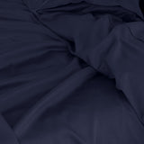 Royal Comfort - Balmain 1000TC Bamboo cotton Sheet Sets (Queen) - Royal Blue - 45-Degree Angle
