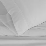 Royal Comfort - Balmain 1000TC Bamboo cotton Sheet Sets (Queen) - Cool Grey - Top-Down View