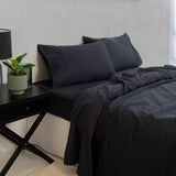 Royal Comfort - Balmain 1000TC Bamboo cotton Sheet Sets (Queen) - Charcoal
