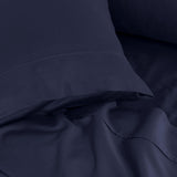 Royal Comfort - Balmain 1000TC Bamboo cotton Sheet Sets (King) - Royal Blue - Top-Down View