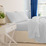 Royal Comfort - Balmain 1000TC Bamboo cotton Sheet Sets (King) - Cool Grey - Front View