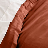 Royal Comfort - Balmain 1000TC Bamboo cotton Quilt Cover Sets (Queen) - Cinnamon - 45-Degree Angle