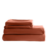 Royal Comfort - Balmain 1000TC Bamboo cotton Quilt Cover Sets (Queen) - Cinnamon - Rear View