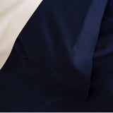 Royal Comfort - Balmain 1000TC Bamboo cotton Quilt Cover Sets (Queen) - Royal Blue - 45-Degree Angle