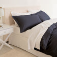 Royal Comfort - Balmain 1000TC Bamboo cotton Quilt Cover Sets (Queen) - Charcoal-1951134830041370625