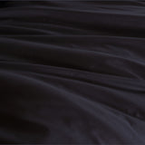 Royal Comfort - Balmain 1000TC Bamboo cotton Quilt Cover Sets (Queen) - Charcoal - Side View