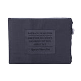 Royal Comfort - Balmain 1000TC Bamboo cotton Quilt Cover Sets (Queen) - Charcoal-1951134830041370631