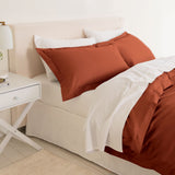 Royal Comfort - Balmain 1000TC Bamboo cotton Quilt Cover Sets (King) - Cinnamon