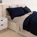 Royal Comfort - Balmain 1000TC Bamboo cotton Quilt Cover Sets (King) - Royal Blue