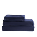 Royal Comfort - Balmain 1000TC Bamboo cotton Quilt Cover Sets (King) - Royal Blue - Rear View