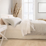 Royal Comfort - Balmain 1000TC Bamboo cotton Quilt Cover Sets (King) - Cool Grey-1951134830737625090