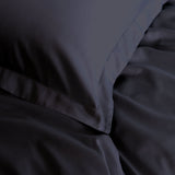 Royal Comfort - Balmain 1000TC Bamboo cotton Quilt Cover Sets (King) - Charcoal - Top-Down View