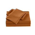 Royal Comfort Bamboo Cooling 2000TC Sheet Set Queen - Rust-1951134879488020482
