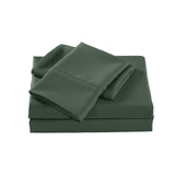 Royal Comfort Bamboo Cooling 2000TC Sheet Set Queen - Olive - Front View