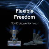 My Genie X5 Cordless Vacuum Cleaner - Blue - Side View