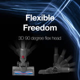 My Genie X5 Cordless Vacuum Cleaner - Silver - Side View