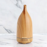 Milano Decor 100ml Ultrasonic Aroma Diffuser - Light Wood - Side View
