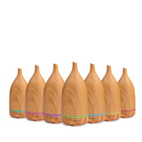 Milano Decor 100ml Ultrasonic Aroma Diffuser - Light Wood - Top-Down View