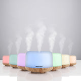 Milano Decor 500ml Aroma Mood Light Diffuser - Light Wood-1951134807115304962
