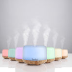 Milano Decor 500ml Aroma Mood Light Diffuser - Light Wood-1951134807115304962