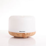 Milano Decor 500ml Aroma Mood Light Diffuser - Light Wood - Side View