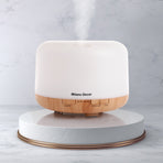 Milano Decor 500ml Aroma Mood Light Diffuser - Light Wood-1951134807115304964
