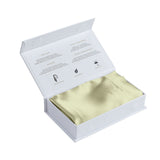 SILK PILLOW CASE TWIN PACK - SIZE: 51X76CM - Sage - 45-Degree Angle