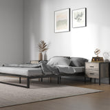 Florence Metal bed base - Double - Top-Down View