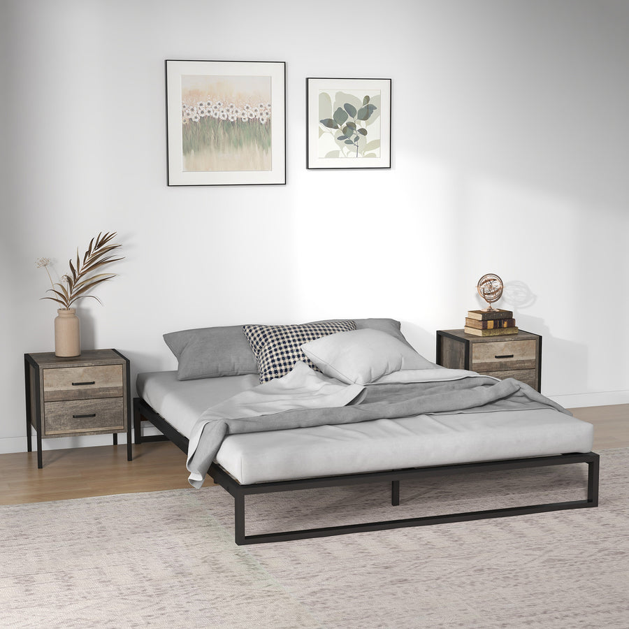 Florence Metal bed base - King-1951134902074347525