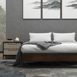 Sorrento Metal and Wood bed base - Queen - Rear View