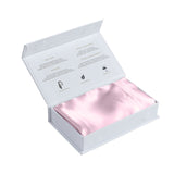 Pure Silk Pillow Case by Royal Comfort (Single Pack) - Lilac - 45-Degree Angle